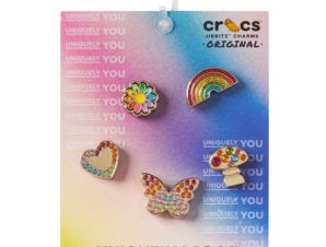 Παπούτσια Crocs JIBBITZ Rainbow Elvtd Festival 5 Pack