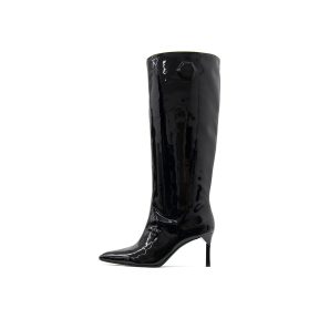 Μπότες EAX PATENT LEATHER HIGH HEEL LONG BOOTS WOMEN