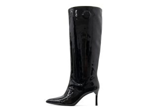 Μπότες EAX PATENT LEATHER HIGH HEEL LONG BOOTS WOMEN