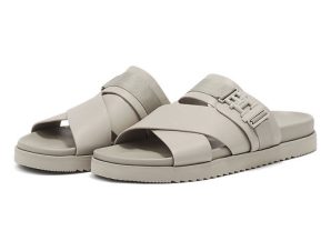 Tommy Hilfiger – Tommy Hilfiger Tcleated Leather Sandal FM0FM04458-AEP – 01299