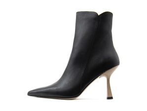 Μποτάκια/Low boots Paola Ferri LEATHER HIGH HEEL ANKLE BOOTS WOMEN